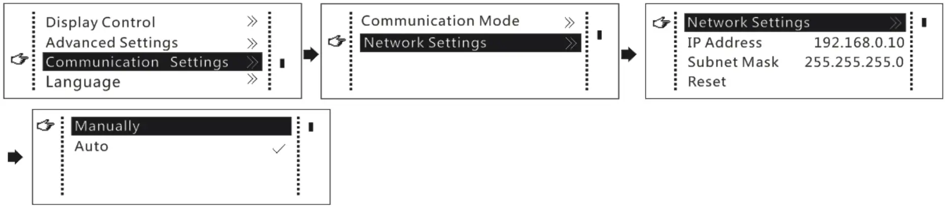 NOVA STAR MCTRL R5 LED Display Controller - Network settings
