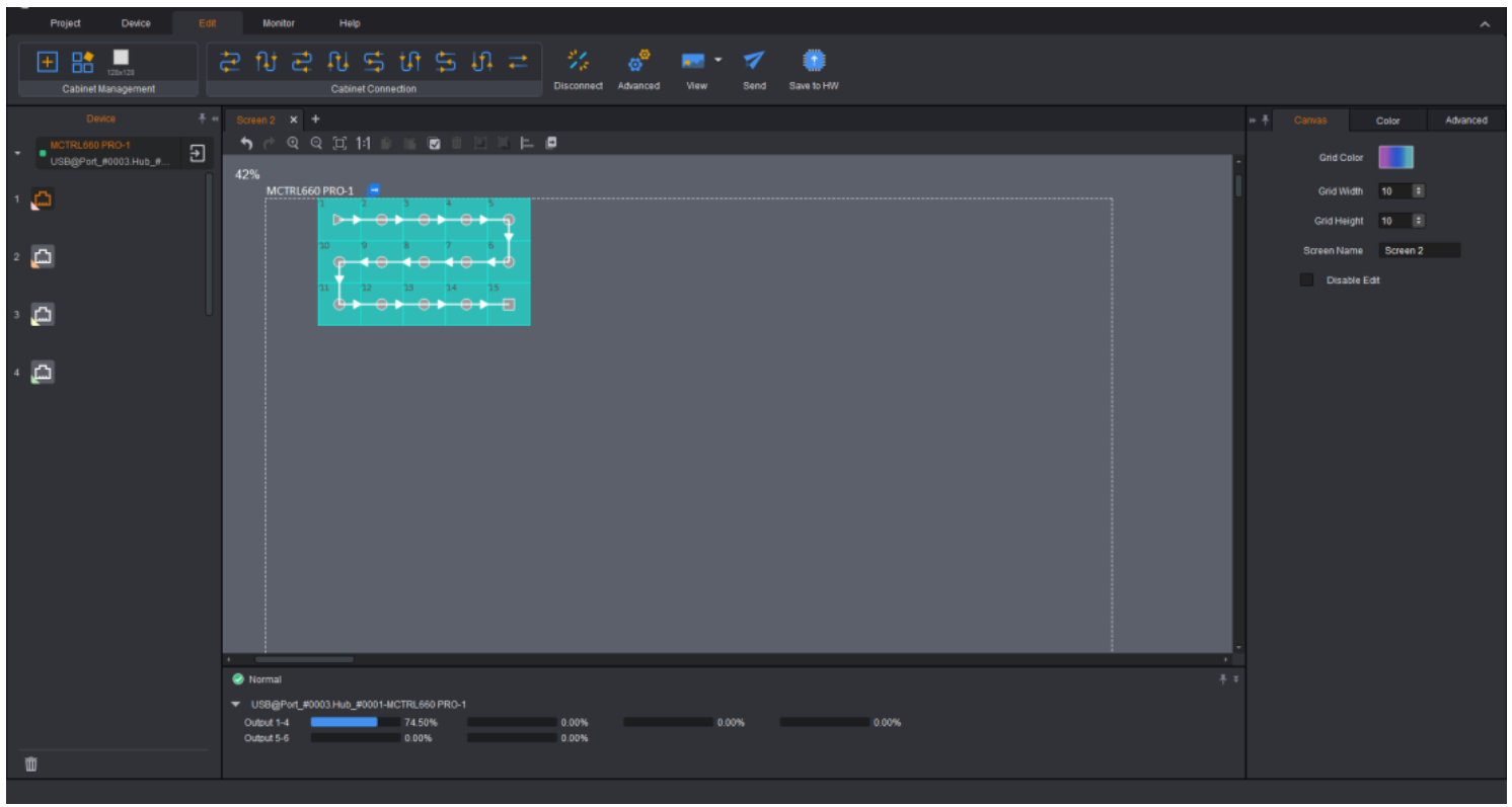 NOVA STAR MCTRL R5 LED Display Controller - SmartLCT UI