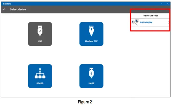 NOVUS SigNow Software and app For Transmitter Configuration - computer