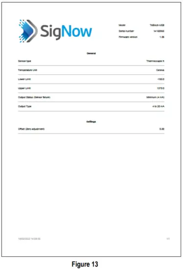 NOVUS SigNow Software and app For Transmitter Configuration - parameters