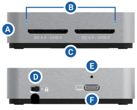 OWC TCDSDRDR Atlas Dual SD Card Reader - Product Overview
