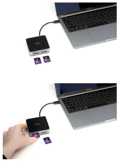 OWC TCDSDRDR Atlas Dual SD Card Reader - either card