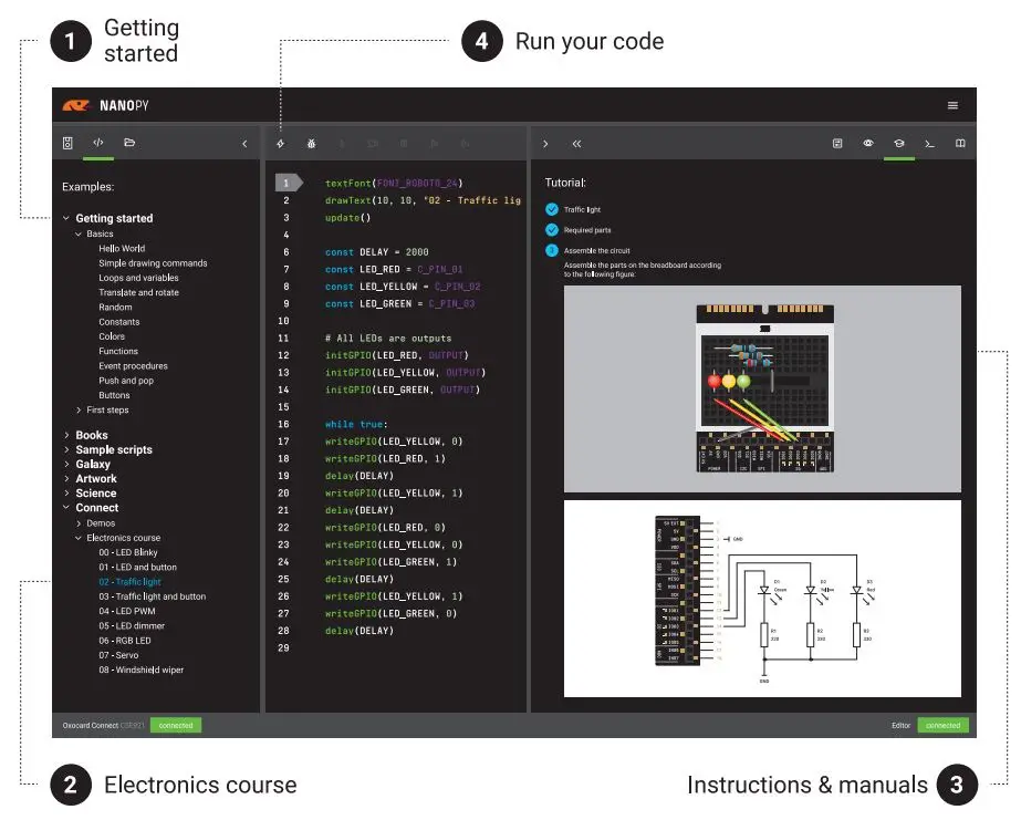 OXON AG 3A0800V17 Building and Programming your own Electronics User Guide - Start your journey
