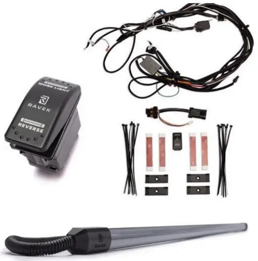 RAVEK Can Am Commander Plug and Play Multi Function UTV Tail Light 