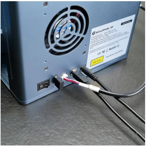 SCULPFUN G9 Slide Extension Kit - data cable.