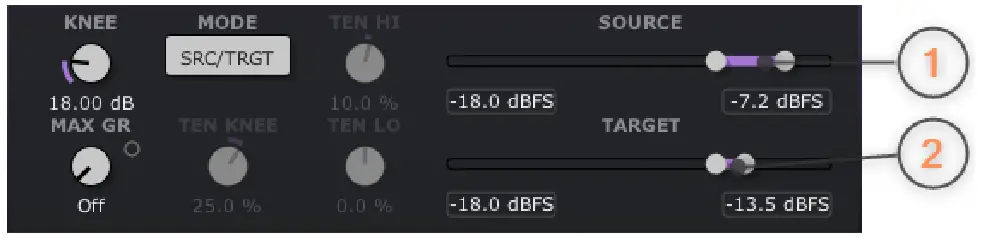 TBProAudio Impress3 Compressor Effect Plugin - Source or Target