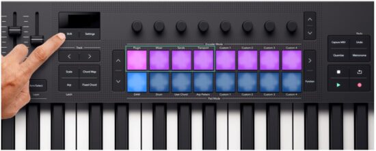novation 25 Launch Key - DAW Encoder Modes