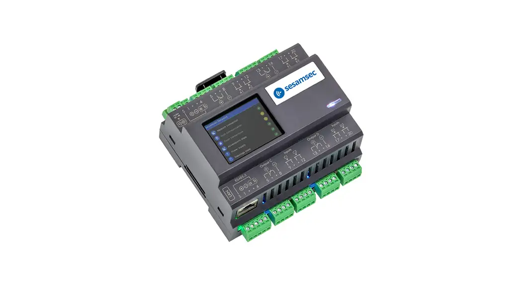 sesamsec SECPASS IP Based Intelligent Controller In DIN Rail Format - Featured Image