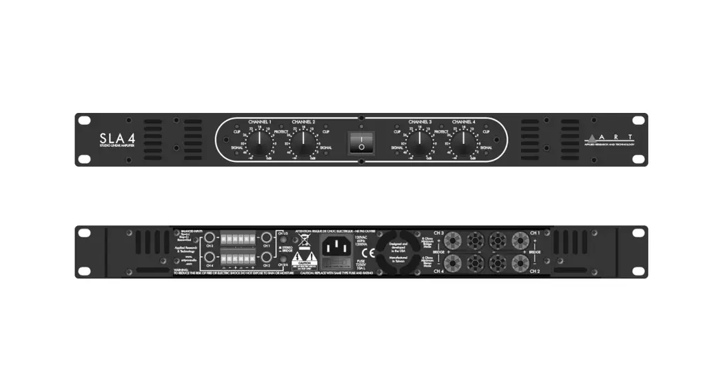 ART SLA-4 Four Channel Studio Linear Amplifier - Featured Image
