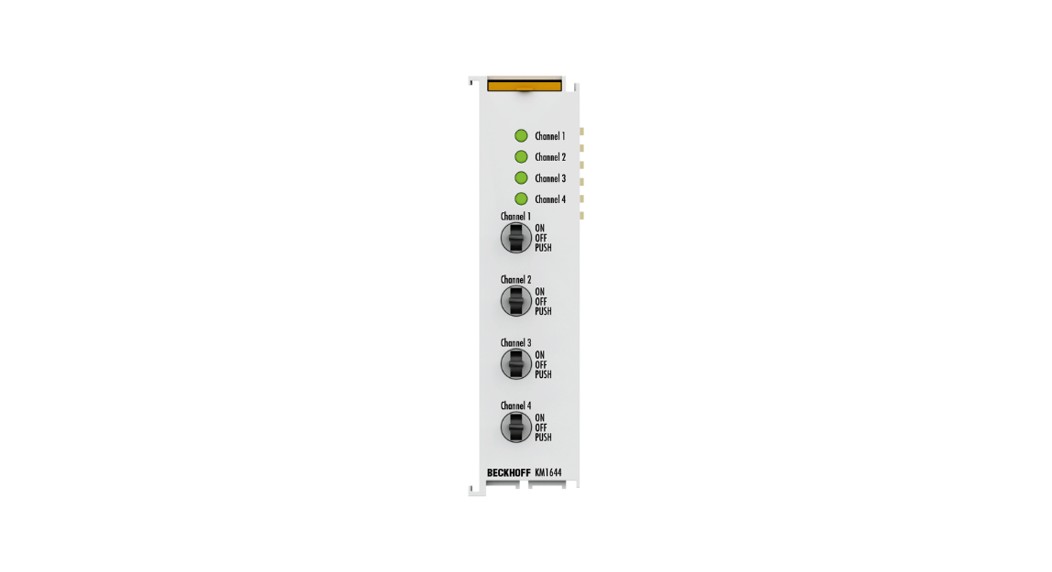 BECKHOFF KM1644 4 Channel Digital Input 24 V DC Bus Terminal Module - Featured Image