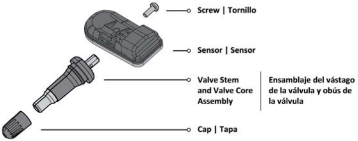 Exploded Sensor Hamaton HTS-2500 US2.5 88 Sensor Instruction Manual