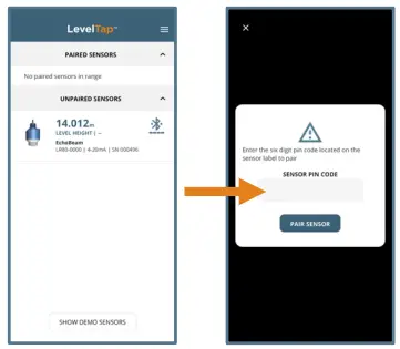 Connecting Echobeam® to Leveltap™