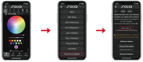 GLEDOPTO ESP32 WLED Digital LED Controller - APP Reset 2