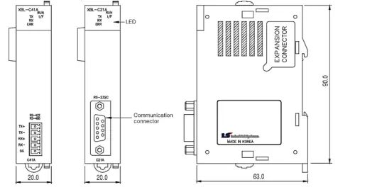 LS XBL-C21A-Programmable-Logic-Controller-FIG-1