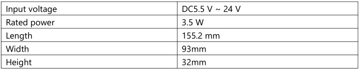 SSG SW602 Integrated Machine Controller - Basic parameter