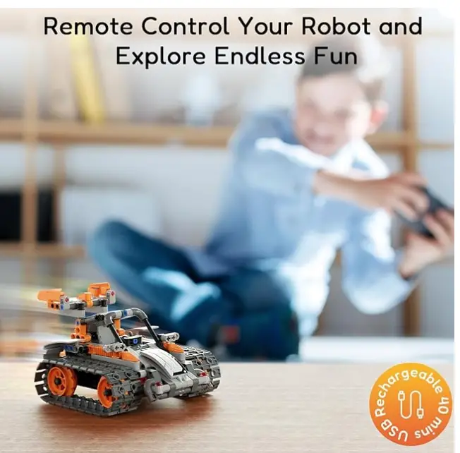 Sillbird-US-B898R1-5-in-1-STEM-Robot-Building-Kit-remote