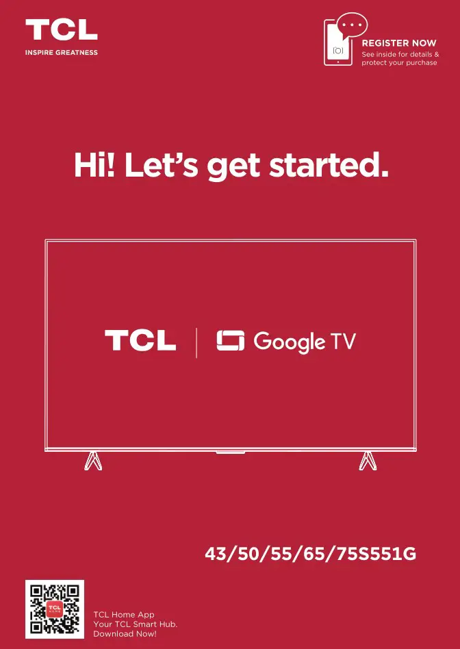 TCL 43S551G Smart Hub User Manual