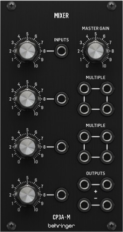 behringer CP3A-M Legendary Analog Mixer Utility Module for Eurorack