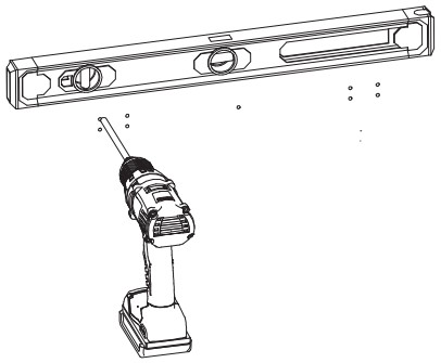 nexHOME Floating Shelf - marks are level and aligned