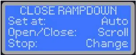 Controls Pulse Series Controller Pulse Red - CLOSE RAMPDOWN DISTANCE