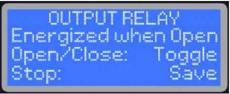 Controls Pulse Series Controller Pulse Red - OUTPUT RELAY OPTIONS