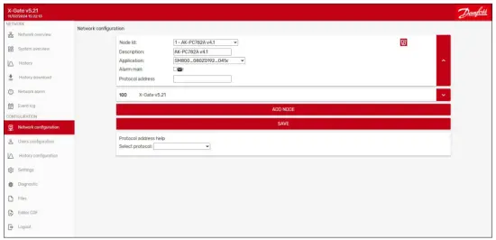 Settings in X-Gate