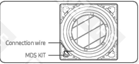 SAMSUNG MCR-SME Motion Detection Sensor Kit User Manual - Arrange the connection wire