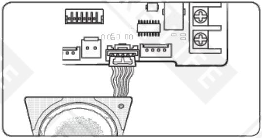 SAMSUNG MCR-SME Motion Detection Sensor Kit User Manual - Connect the connection wire