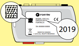 FORTIN 2023 2024 Vehicle 2 Inch Display Key with Keyless - Model