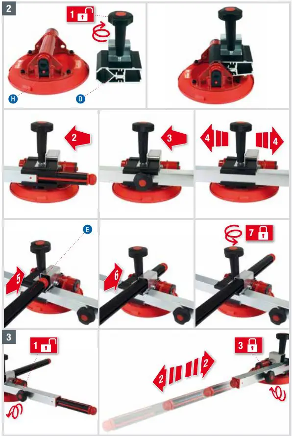 MONTOLIT 300-70SL-MOB Modular Handling System For Slabs Installation Guide - How to use