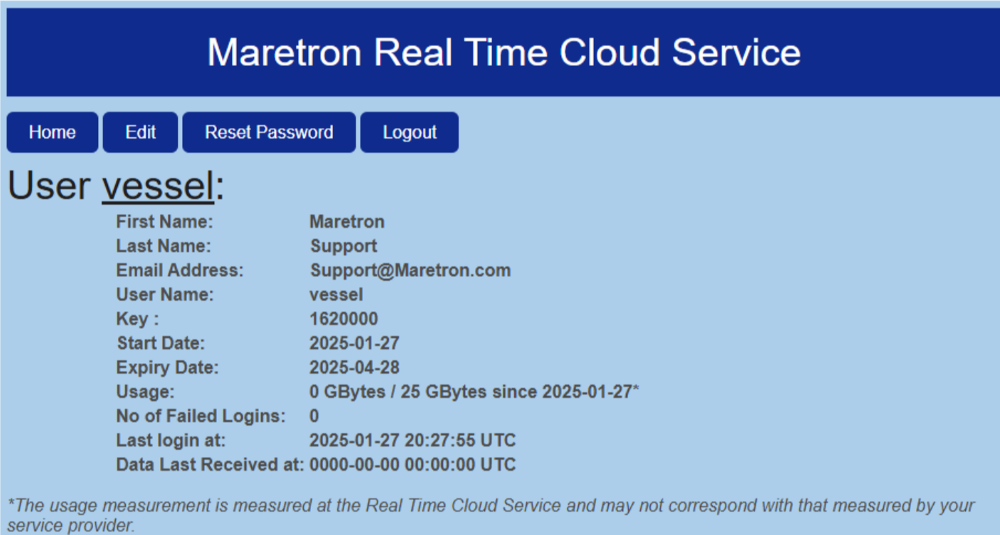 Maretron IPG100 Internet Protocol Gateway - Your RTCS profile setup is complete
