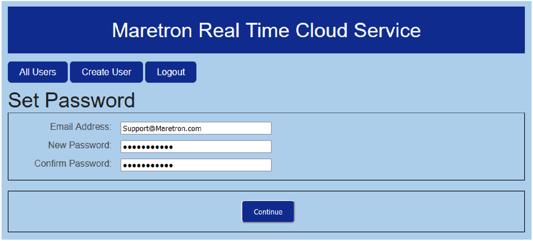 Maretron IPG100 Internet Protocol Gateway - set your password