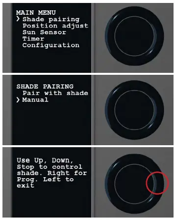 Somfy Eclipse Pairing