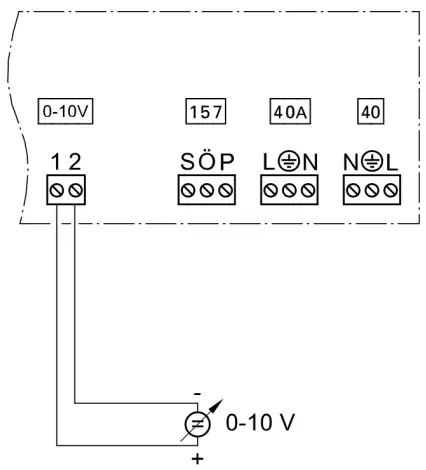 VIESSMANN EA1 Extension Module - Connecting the Analog Input