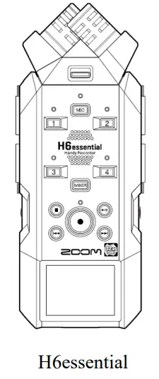 ZOOM H6essential Bit Float Portable Audio Recorder -