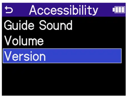 ZOOM H6essential Bit Float Portable Audio Recorder - Setting Screen2