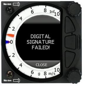 lxnav SxHAWK Digital Speed To Fly HAWK Variometer - Visual Messages
