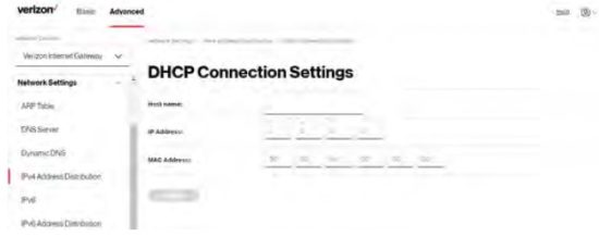 verizon FSNO21VA Internet Gateway for Business - Add static connection
