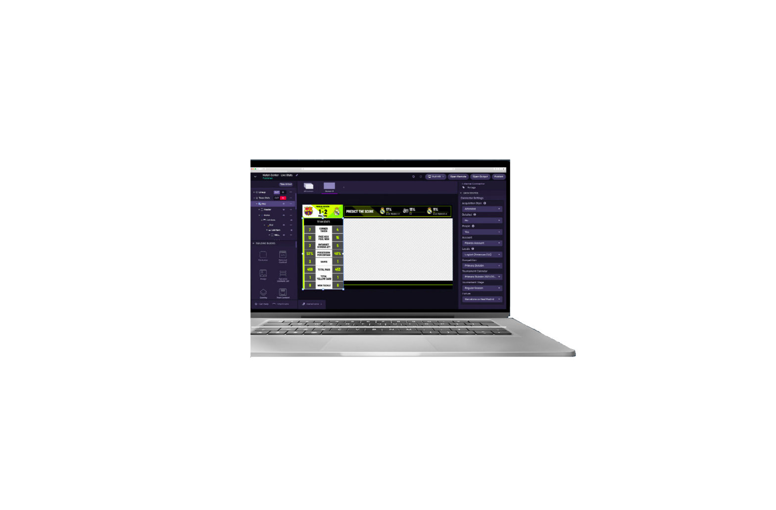 vizrt HTML5 Graphics Dynamic Cloud Workflows
