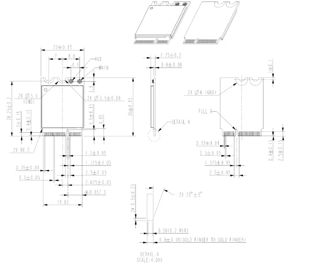 AzureWave-AW-CM358MA-Wireless-MCU-with-Integrated-Wi-Fi-6-Microcontroller-Module- (4)