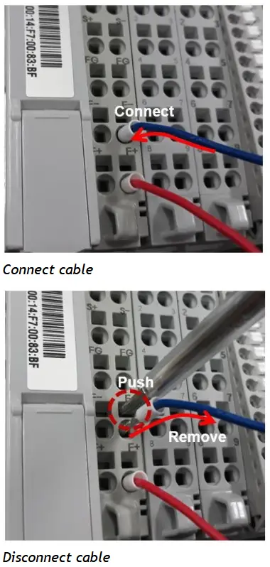 Beijer ELECTRONICS GT-2618 Digital Output Module - Connect Cables to Removable Terminal Block