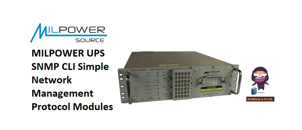 MILPOWER-UPS-SNMP-CLI-Simple-Network-Management-Protocol-Modules- FEATURED-IMAGE