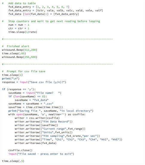 PYRAMID FX4 Programmer - Data Logger using HTTP 4