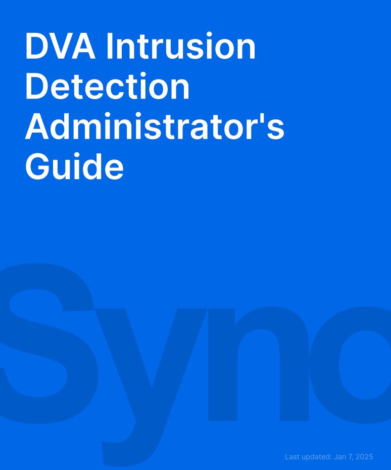 Synology Deep Video Analytics User Guide