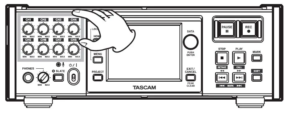 TASCAM-RC-F82-Fader-Unit-fig- (15)