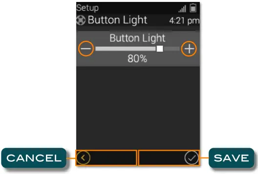 URC TRC-1120 Wi-Fi Remote Control - Button Light