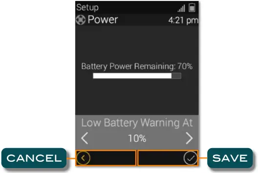 URC TRC-1120 Wi-Fi Remote Control - Power