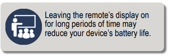 URC TRC-1120 Wi-Fi Remote Control - Symbol 4