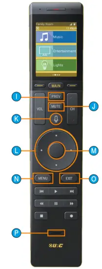 URC TRC-1120 Wi-Fi Remote Control - Using the TRC 2