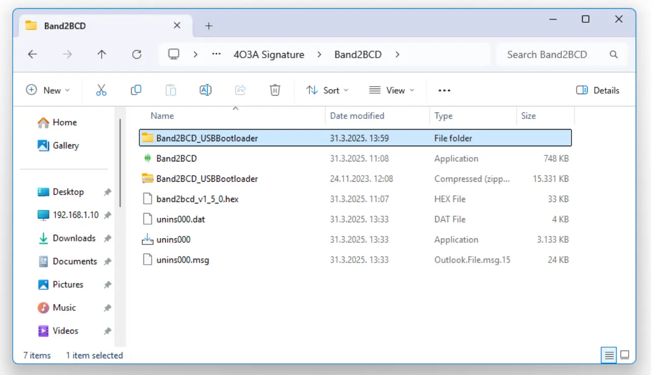 4O3A B2BCD Decoder Windows Application - Extract this zip and and it will create a new folder